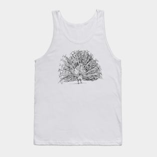 Peacock Print Tank Top